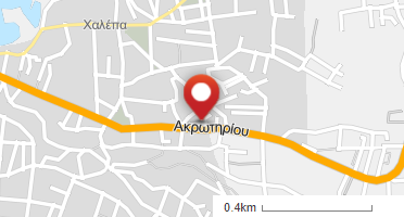 Location of business on map