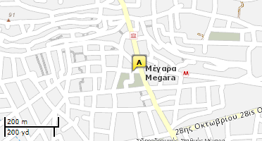 Location of business on map