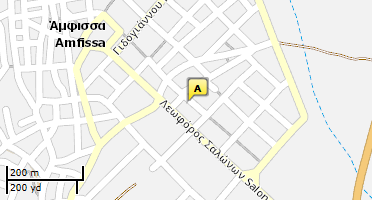 Location of business on map