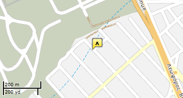 Location of business on map