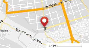 Location of business on map