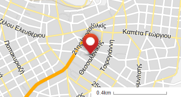 Location of business on map