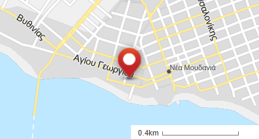 Location of business on map
