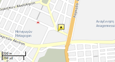 Χάρτης και σημείο της επιχείρησης