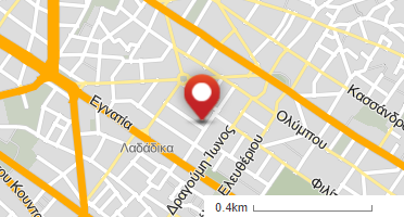Location of business on map