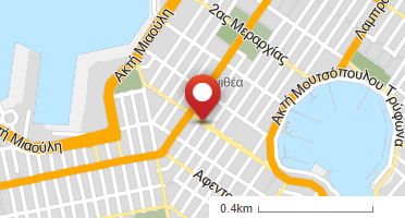 Location of business on map