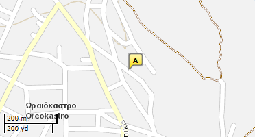 Location of business on map