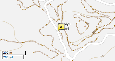 Location of business on map
