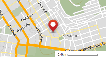 Location of business on map