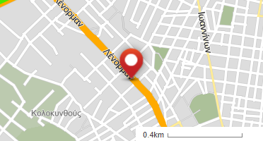 Location of business on map