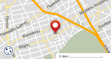 Location of business on map