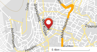 Location of business on map