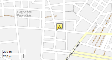 Location of business on map