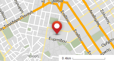 Location of business on map