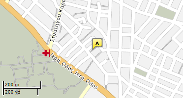 Location of business on map
