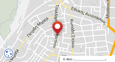 Location of business on map
