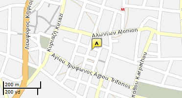 Χάρτης και σημείο της επιχείρησης