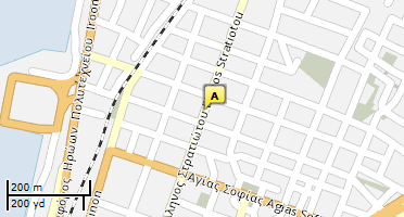 Location of business on map