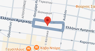 Location of business on map