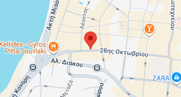 Location of business on map