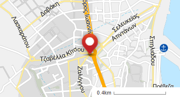 Location of business on map