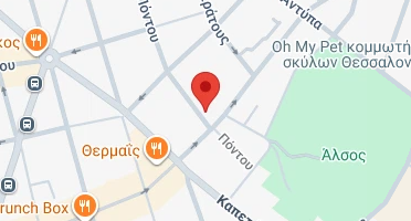 Location of business on map
