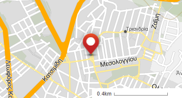 Location of business on map