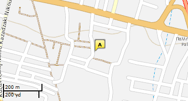 Location of business on map