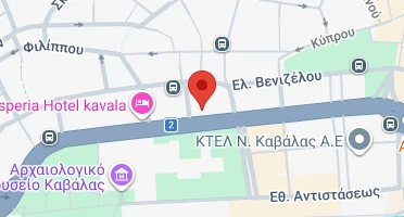 Location of business on map