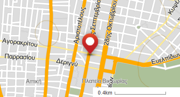 Location of business on map