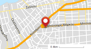 Location of business on map