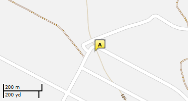 Location of business on map