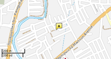 Location of business on map