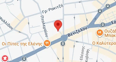 Location of business on map