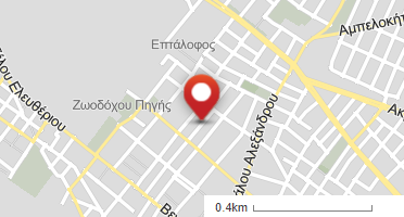 Location of business on map
