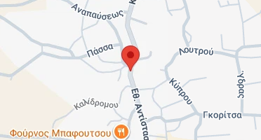 Location of business on map