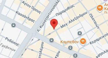 Location of business on map