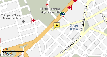 Location of business on map