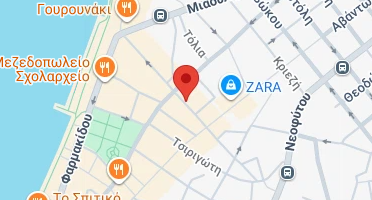 Location of business on map