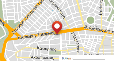Location of business on map