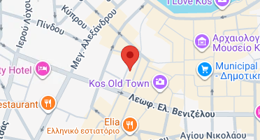 Location of business on map