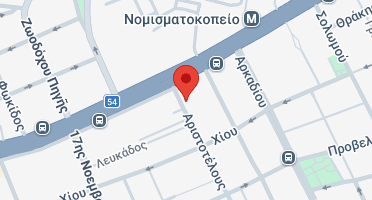 Location of business on map