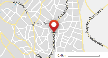 Location of business on map
