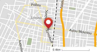 Location of business on map