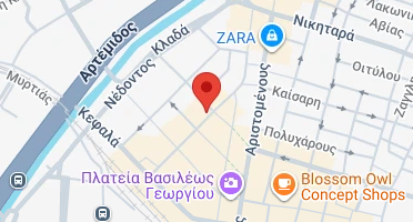 Location of business on map