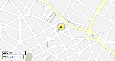 Location of business on map