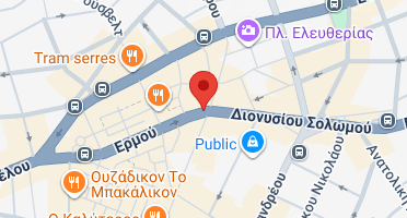 Location of business on map