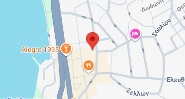 Location of business on map