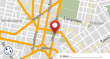 Location of business on map