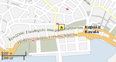 Location of business on map